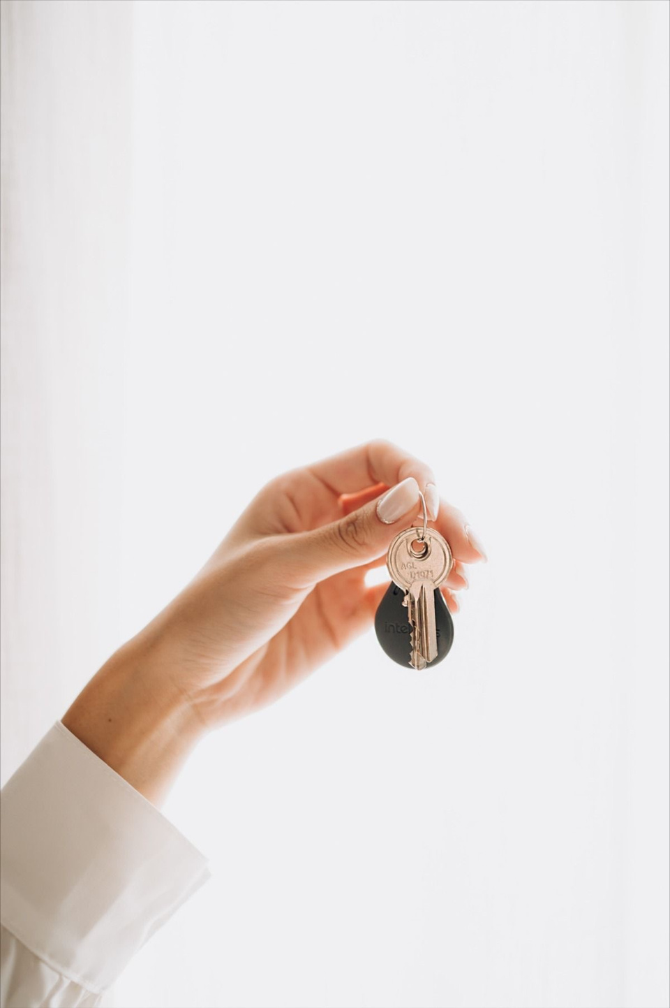 House keys held in hand