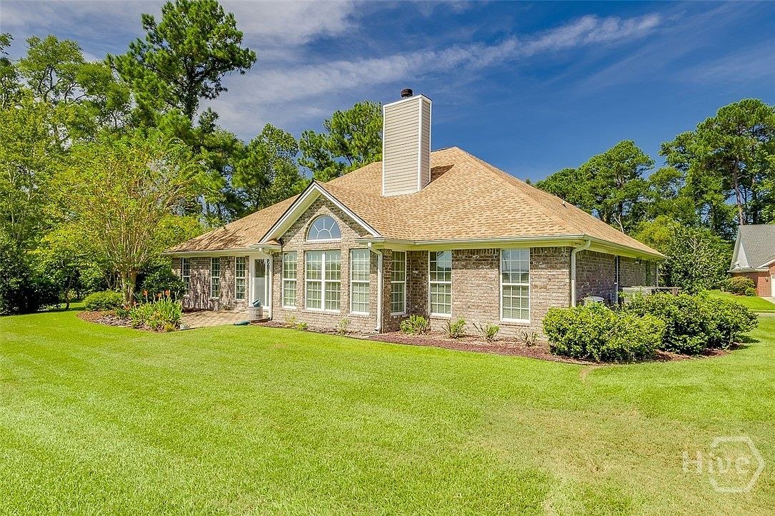 Backyard at 641 Marshview Dr.